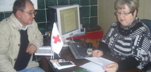 Робоча зустріч з Головою Кременецької районної організації Товариства Червоного Хреста